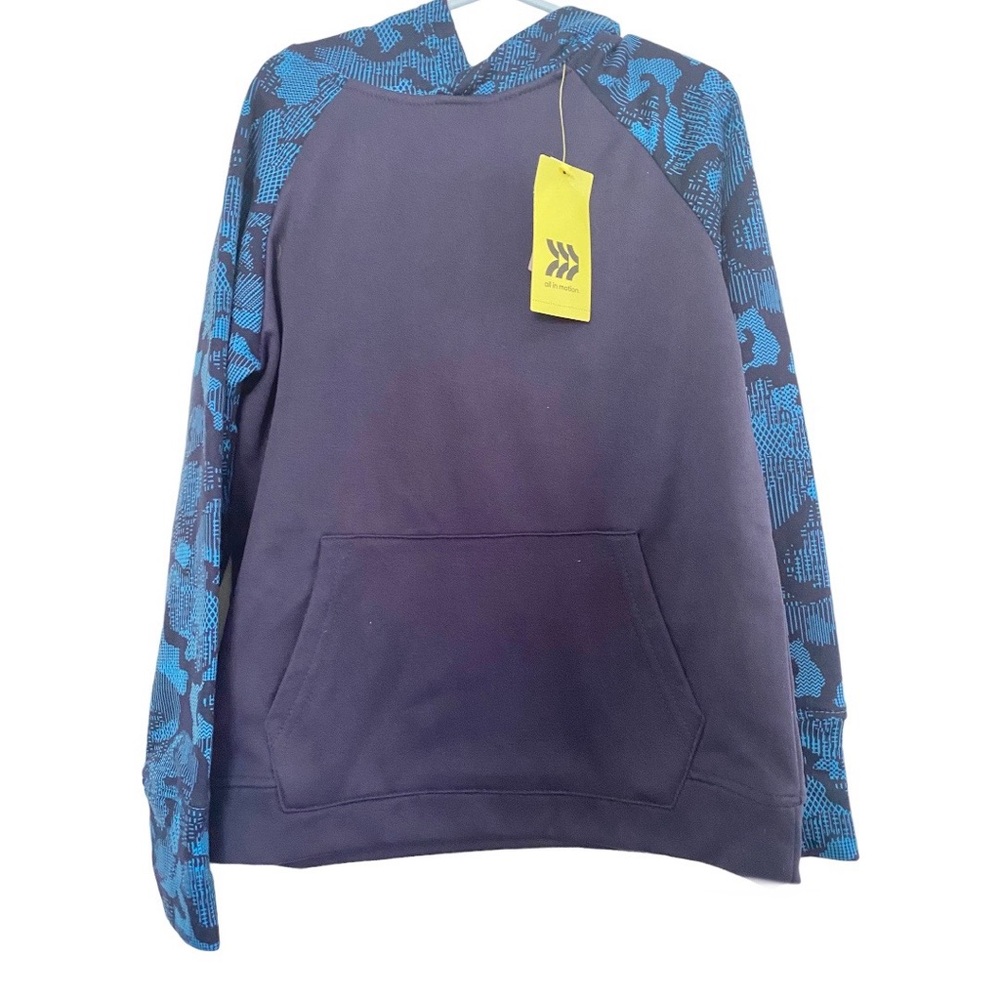 Boys' Tech Fleece Hooded Sweatshirt - All in Motion Blue Size S(6/7)